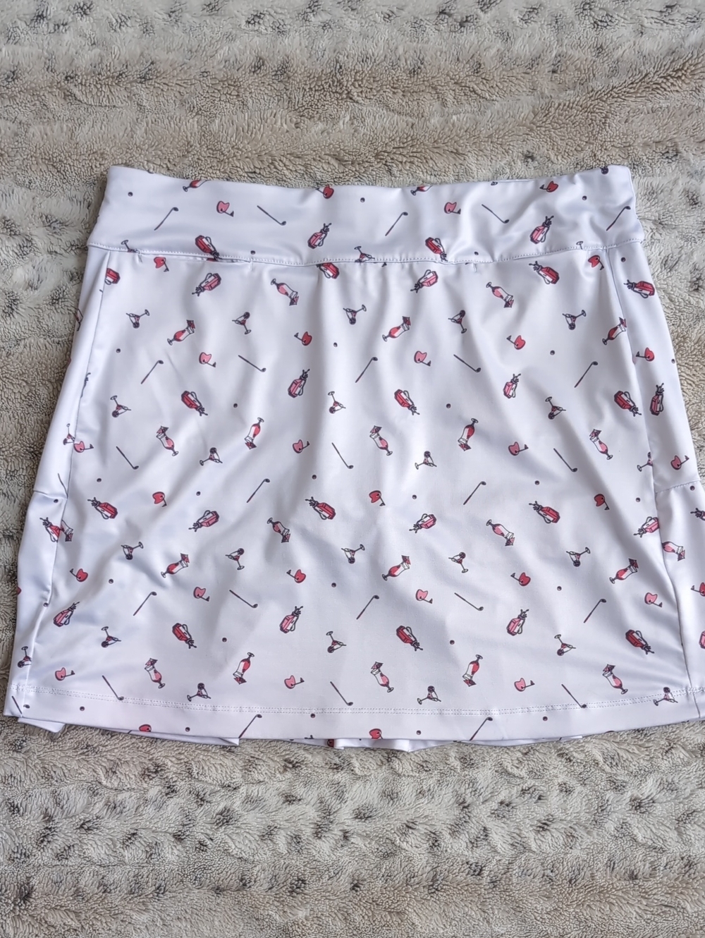 Coral Bay UPF 50 Pleated Back Printed Golf Skort